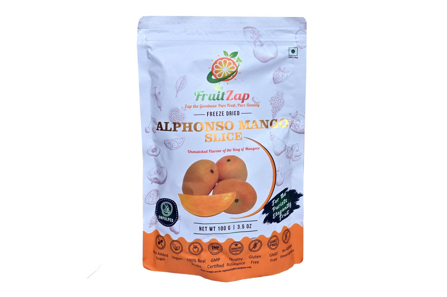 Freeze Dried Mango(Alphonso) slices